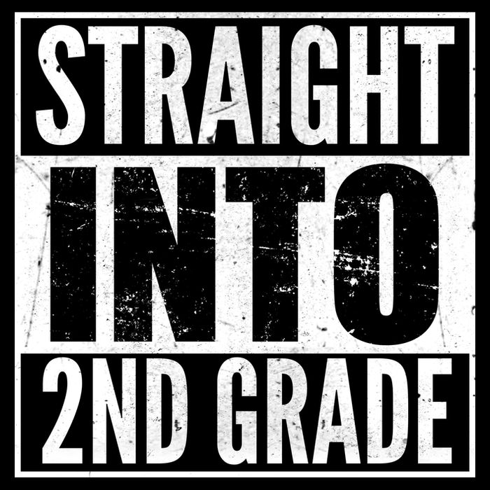 Straight Into 2nd Grade Long Sleeve Shirt