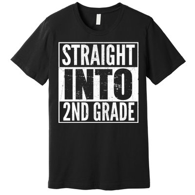 Straight Into 2nd Grade Premium T-Shirt