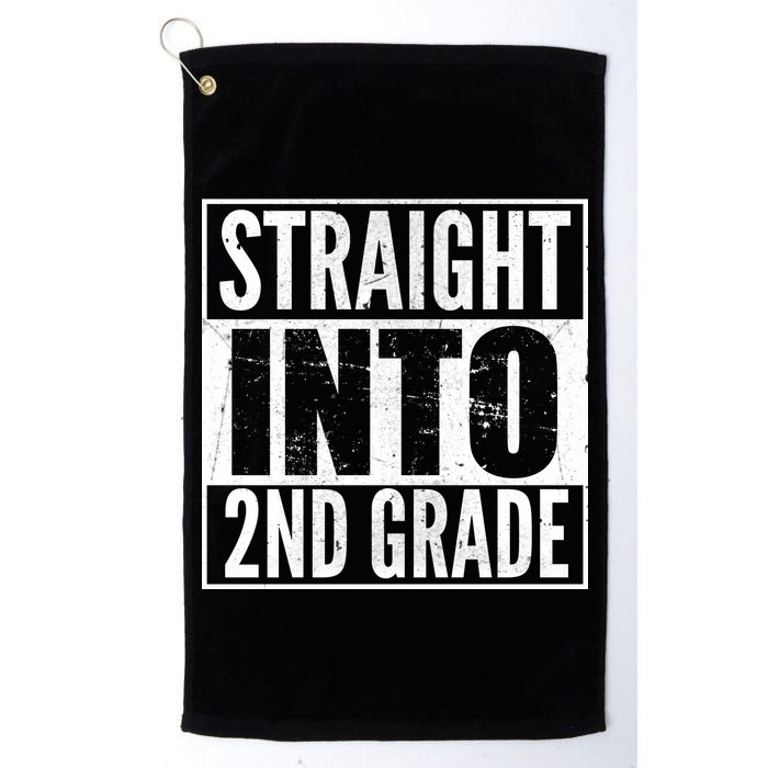 Straight Into 2nd Grade Golf Towel