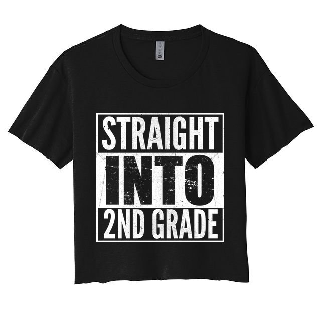 Straight Into 2nd Grade Crop Top