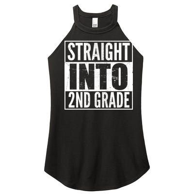 Straight Into 2nd Grade Women’s Perfect Tri Rocker Tank