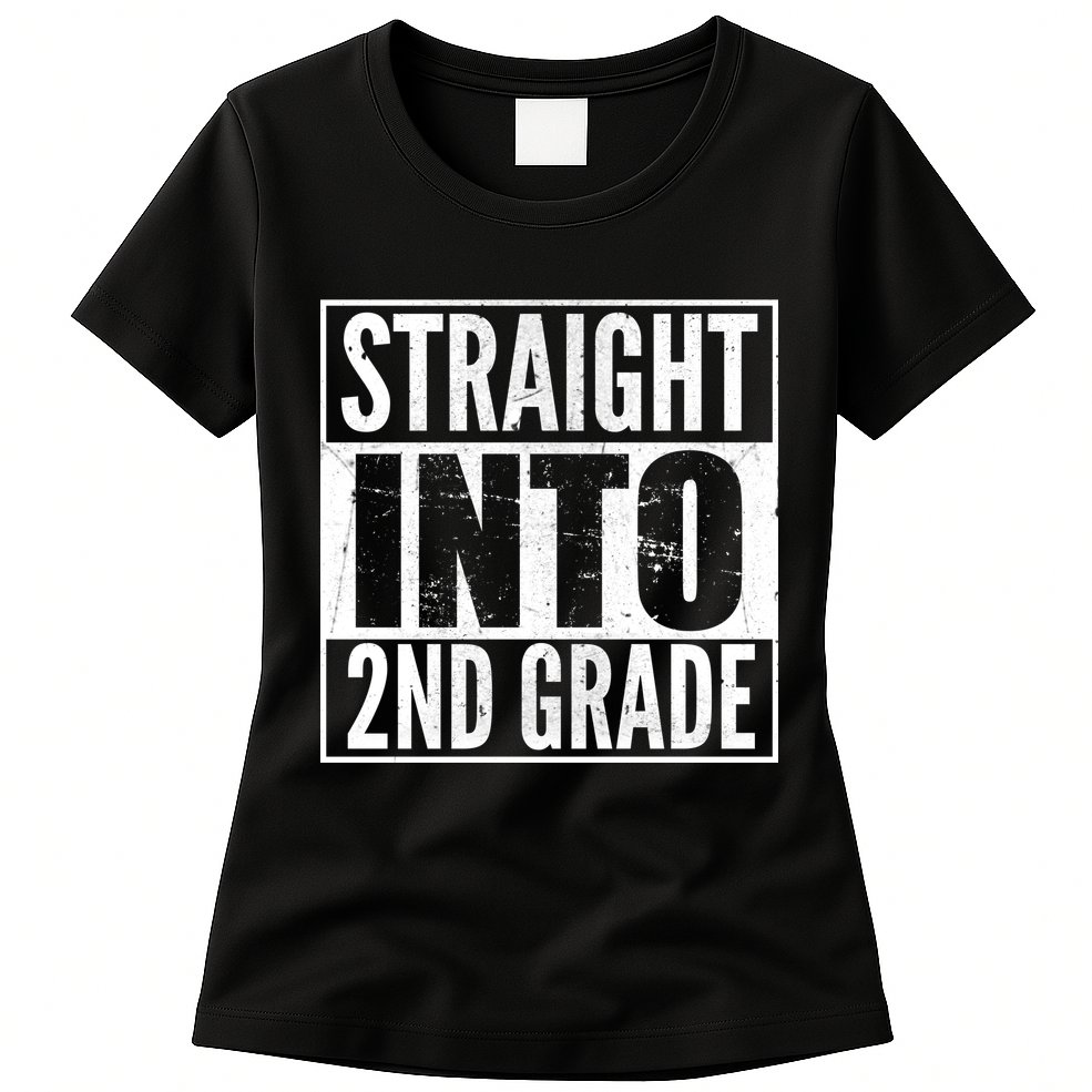 Straight Into 2nd Grade Womens T-Shirt