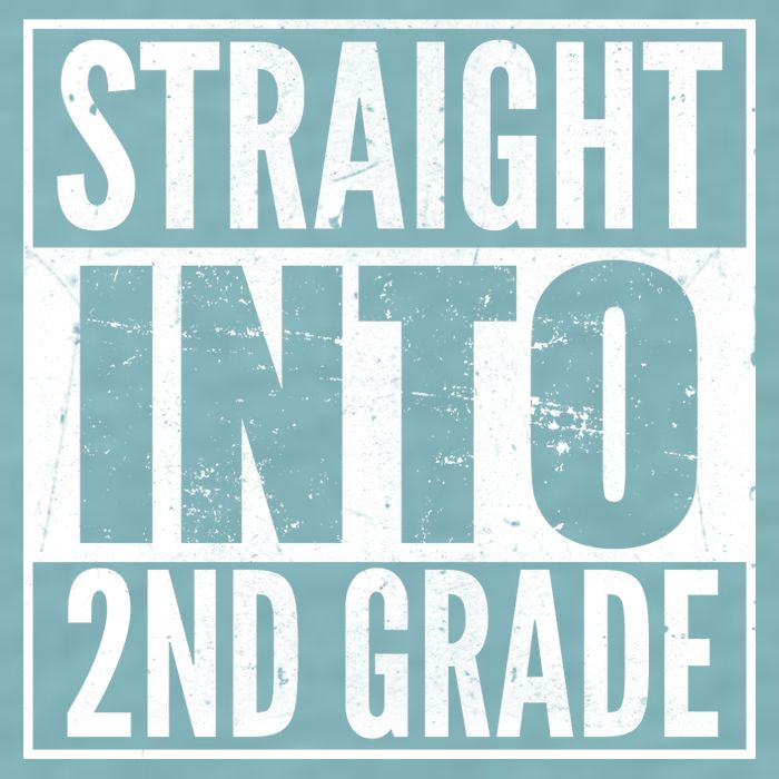Straight Into 2nd Grade Sueded Cloud Jersey T-Shirt