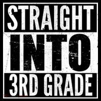 Straight Into 3rd Grade Apron