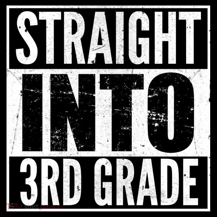 Straight Into 3rd Grade Apron