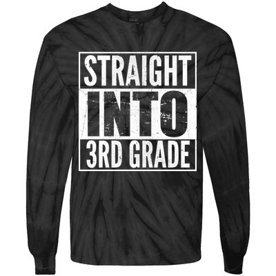 Straight Into 3rd Grade Tie-Dye Long Sleeve Shirt