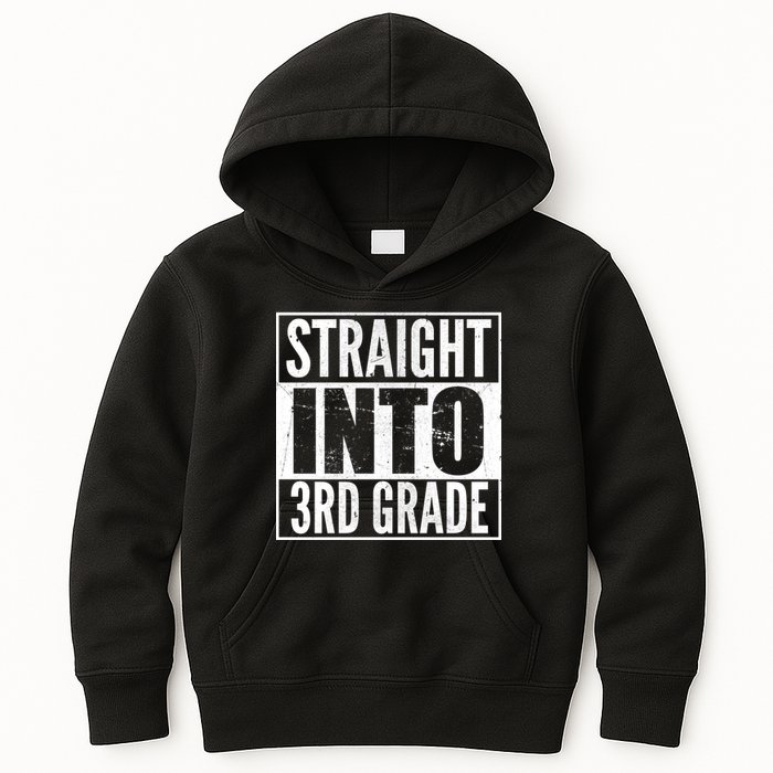 Straight Into 3rd Grade Kids Hoodie