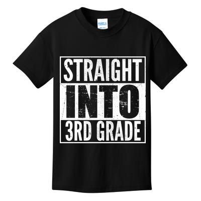 Straight Into 3rd Grade Kids T-Shirt