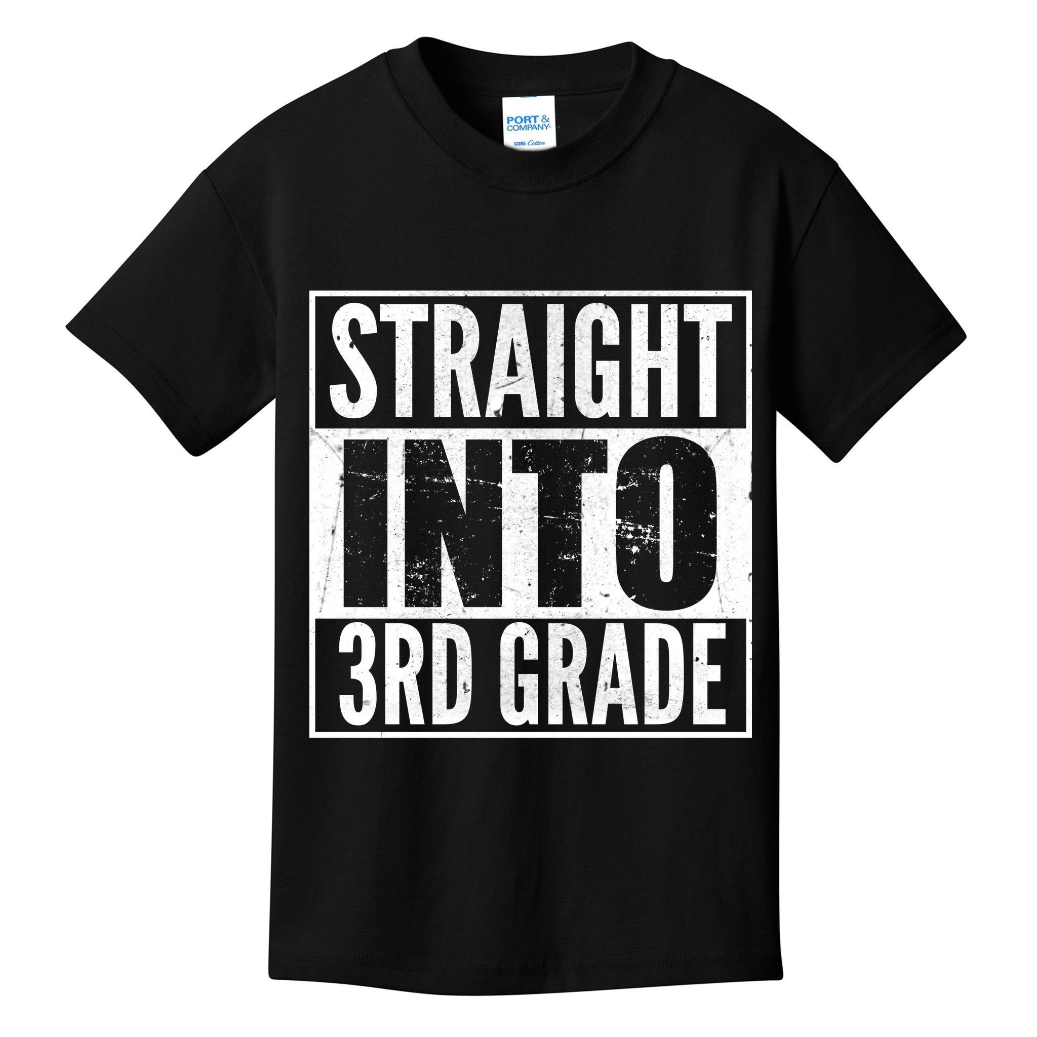 Straight Into 3rd Grade Kids T-Shirt