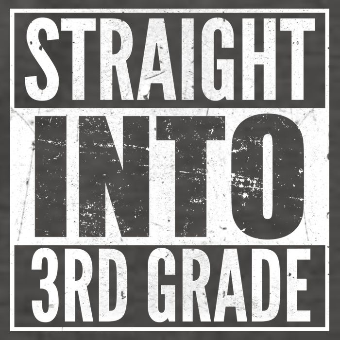 Straight Into 3rd Grade Vector Backpack
