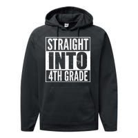 Straight Into 4th Grade Performance Fleece Hoodie