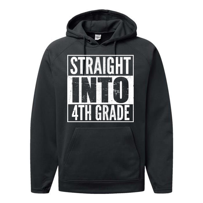 Straight Into 4th Grade Performance Fleece Hoodie