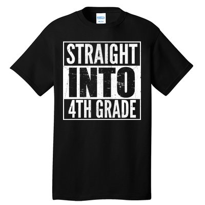 Straight Into 4th Grade Tall T-Shirt