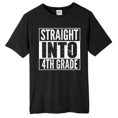 Straight Into 4th Grade Tall Fusion ChromaSoft Performance T-Shirt