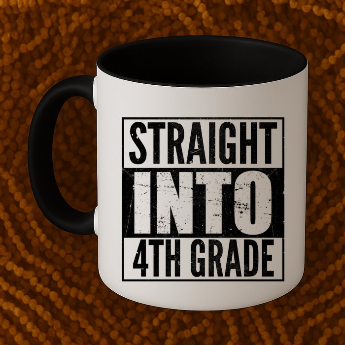 Straight Into 4th Grade Mug