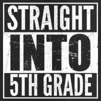 Straight Into 5th Grade 7 Panel Mesh Trucker Snapback Hat