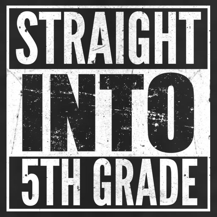 Straight Into 5th Grade 7 Panel Mesh Trucker Snapback Hat