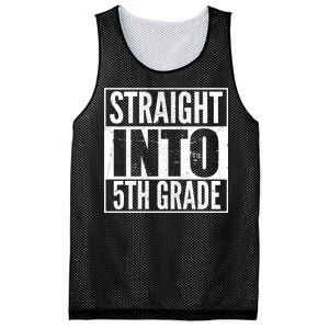 Straight Into 5th Grade Mesh Reversible Basketball Jersey Tank