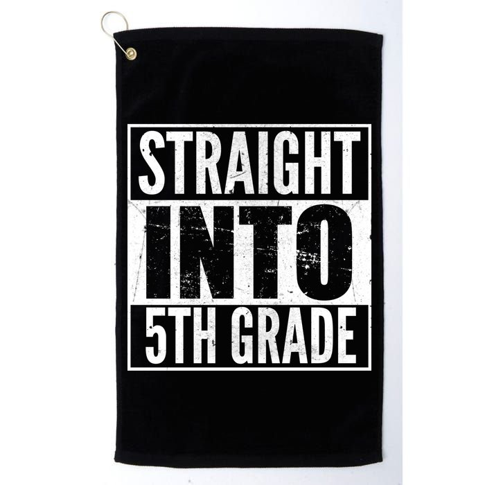 Straight Into 5th Grade Golf Towel