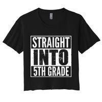 Straight Into 5th Grade Women's Crop Top Tee