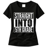 Straight Into 5th Grade Womens T-Shirt