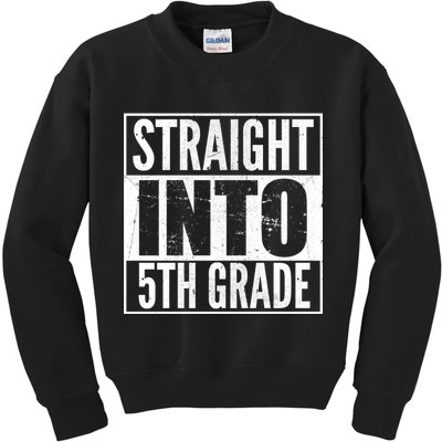 Straight Into 5th Grade Kids Sweatshirt