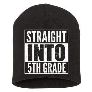 Straight Into 5th Grade Short Acrylic Beanie