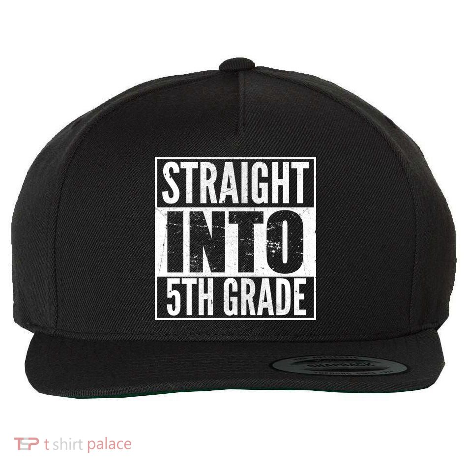 Straight Into 5th Grade Wool Snapback Cap