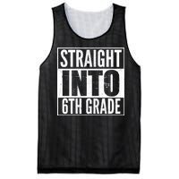 Straight Into 6th Grade Mesh Reversible Basketball Jersey Tank