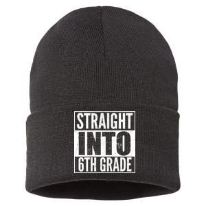 Straight Into 6th Grade Sustainable Knit Beanie