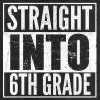 Straight Into 6th Grade 25L Jumbo Tote