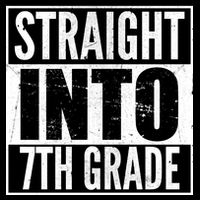 Straight Into 7th Grade 16 in Basic Backpack