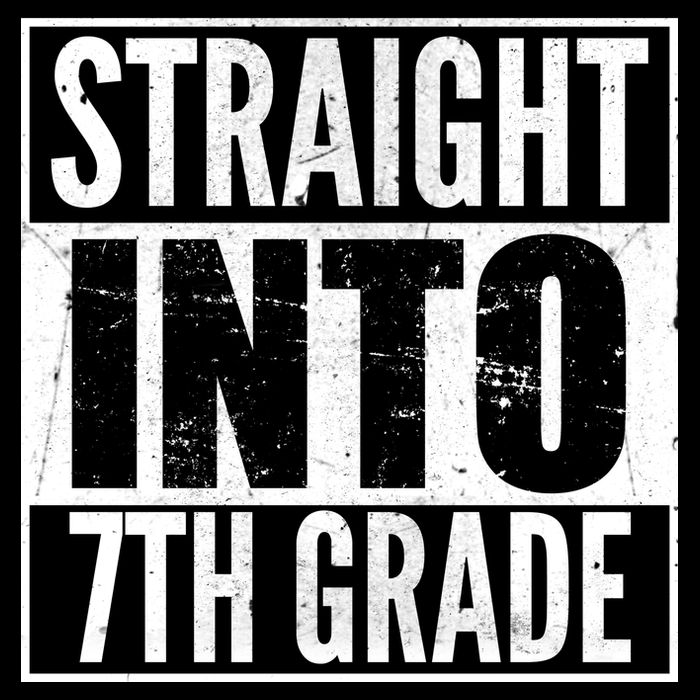Straight Into 7th Grade 16 in Basic Backpack