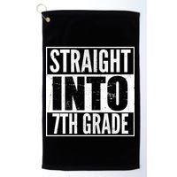 Straight Into 7th Grade Golf Towel