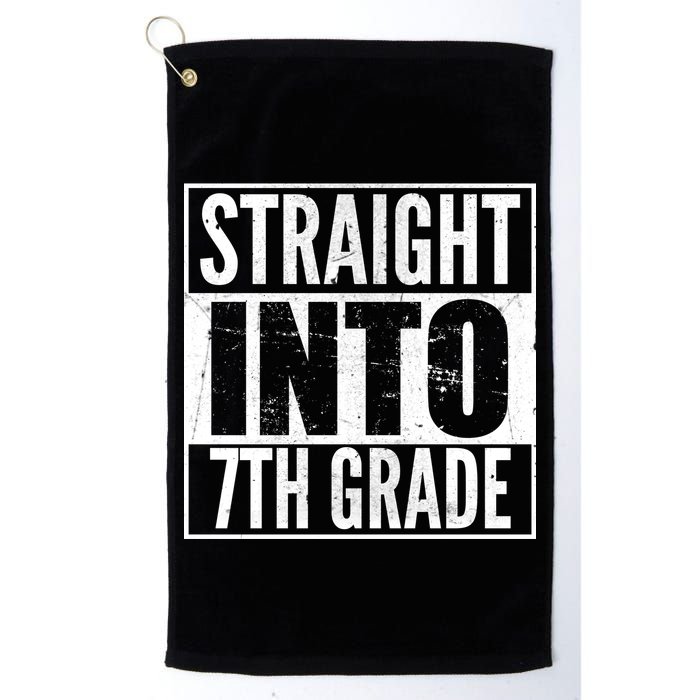 Straight Into 7th Grade Golf Towel