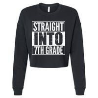 Straight Into 7th Grade Cropped Pullover Crew