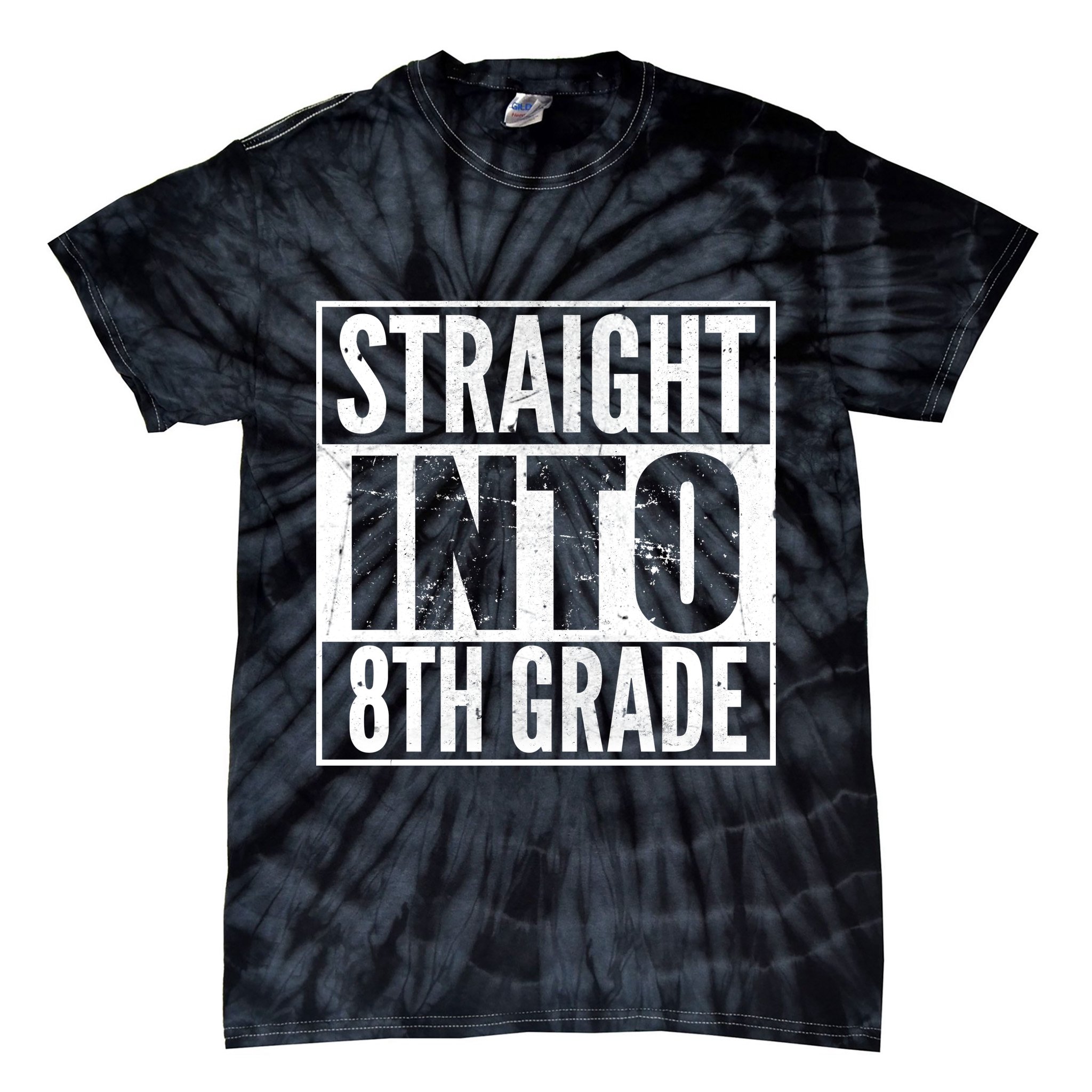 Straight Into 8th Grade Tie-Dye T-Shirt