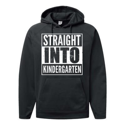 Straight Into Kindergarten Performance Fleece Hoodie