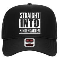 Straight Into Kindergarten High Crown Mesh Back Trucker Hat