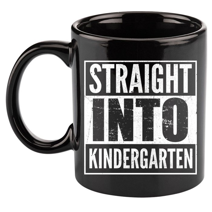 Straight Into Kindergarten 11oz C Handle Ceramic Mug