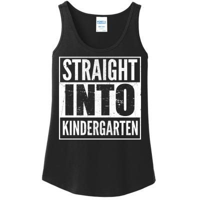 Straight Into Kindergarten Ladies Essential Tank