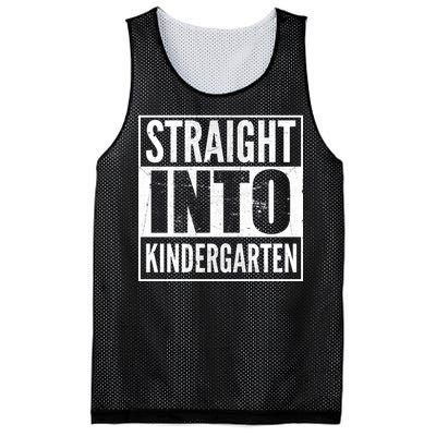 Straight Into Kindergarten Mesh Reversible Basketball Jersey Tank