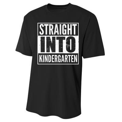 Straight Into Kindergarten Performance Sprint T-Shirt