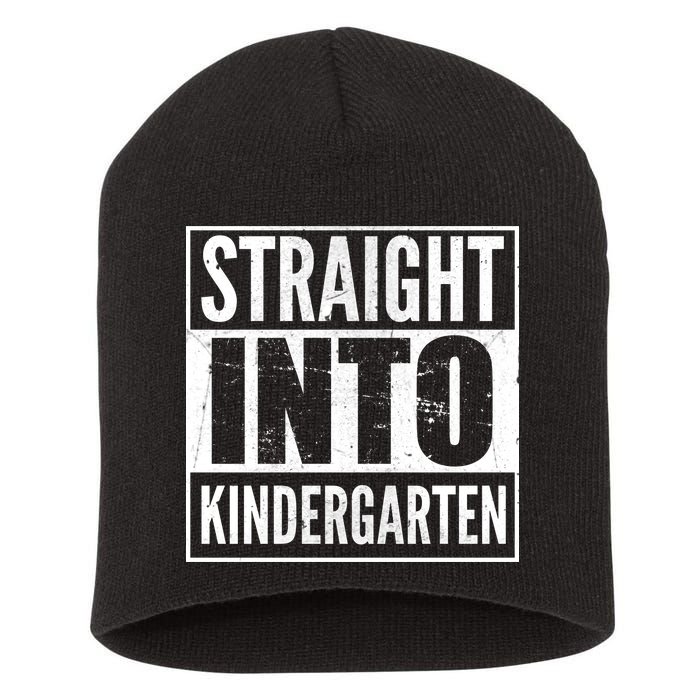 Straight Into Kindergarten Short Acrylic Beanie