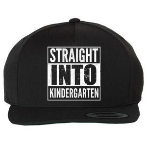 Straight Into Kindergarten Wool Snapback Cap