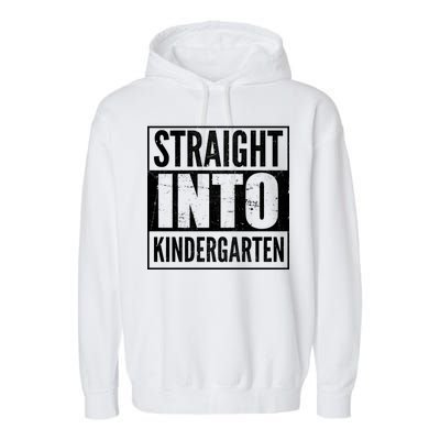 Straight Into Kindergarten Garment-Dyed Fleece Hoodie