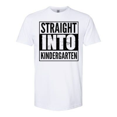 Straight Into Kindergarten Softstyle CVC T-Shirt