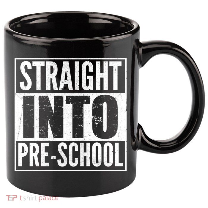 Straight Into Pre-School 11oz C Handle Ceramic Mug