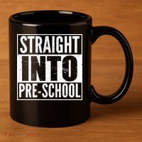 Straight Into Pre-School 11oz C Handle Ceramic Mug