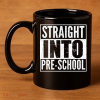 Straight Into Pre-School 11oz C Handle Ceramic Mug